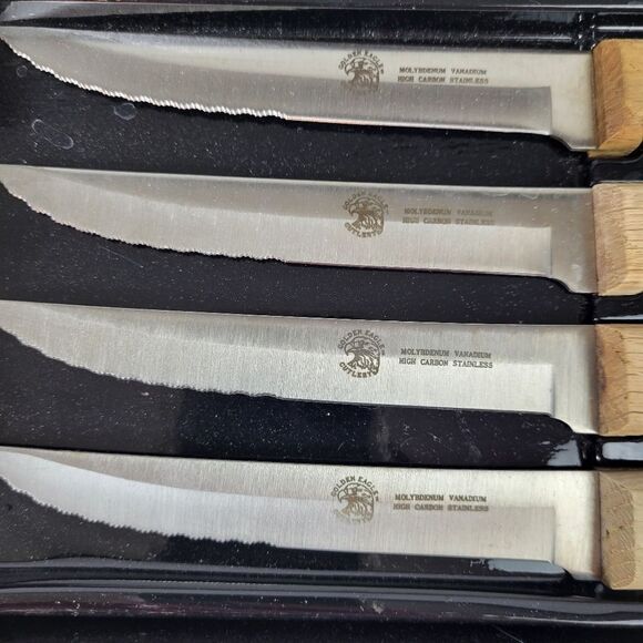 Golden Eagle Cutlery High Carbon Stainless Steel 4-Piece Knife Set - Picture 3 of 6